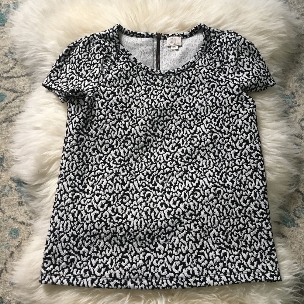 Anthropologie | Postmark zipper top | S